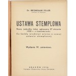 Bronisław Feller, Ustawa stemplowa. Nowy jednolity tekst, ogłoszony 27 sierpnia 1935 r. z komentarzem [...]