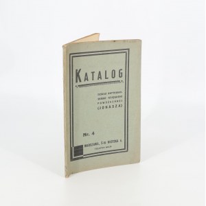 Katalog działu antykwarskiego księgarni powszechnej (Jonasza). Nr 4