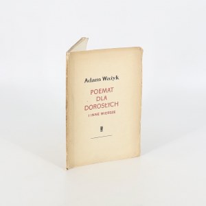 Ważyk Adam, Poem for Adults and Other Poems [1956].