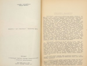 Jan Maria Gisges ; description of the realization of Maria Rokoszowa, Green branches [1972].