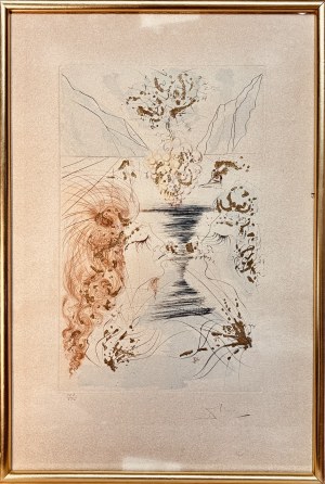 Salvador Dalí (1904-1989), The Kiss from the Song of Solomon series 1971.
