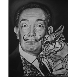Marcus Von May (ur. 1970), Portret Salvadora Dali, 2025
