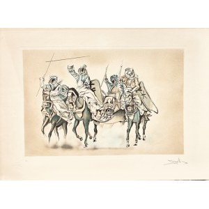 Salvador Dali (1904-1989), Beduińscy Jeźdźcy- studium do „Bitwy pod Tetuanem” 1962