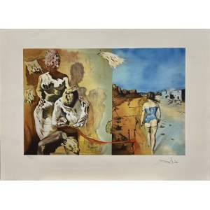 Salvador Dali (1904-1989), Le rêve pose sa main sur l'épaule de l'homme