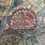 Siege of Danzig - map of the 19th century.