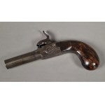 Pair of travel guns, 19th century.
