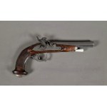 Pistol with cap lock, 19th century.