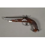 Pistol with cap lock, 19th century.