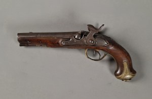 Pistola con chiusura a cappuccio, XIX secolo.
