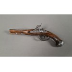 Pistol with cap locks, 19th century.