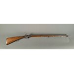 Hunting rifle with cap lock, France 19th century.