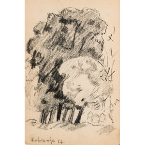 Kazimierz PODSADECKI (1904-1970), Pejzaż z Kalwarii Zebrzydowskiej, wrzesień 1937