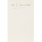 Gwidon MIKLASZEWSKI (1912-1999), To the woman-boss on the last page!