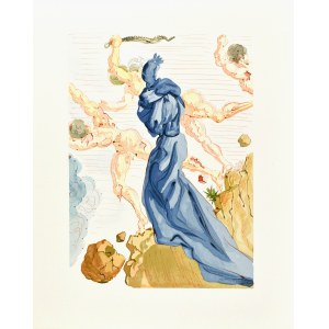 Salvador DALI (1904-1989), La Divine Comédie - L'Enfer (Piekło) - Chant XV, 1963