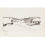 Frantisek Xaver HARLAS (1865-1947), Widok wiejski, ok. 1913