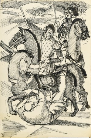 Zdzislaw (CYAN) CYANKIEWICZ (1912-1981), Charge