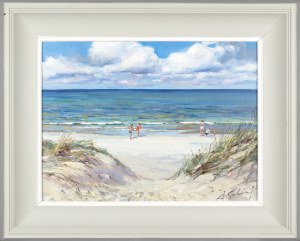 Andrzej SOBIERAJ (b. 1952), Entrance to the beach