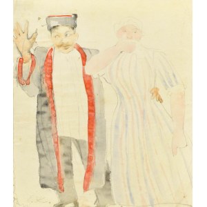 Emilia KNAUSÓWNA (1883-1924), Bildnis eines Bauernpaares