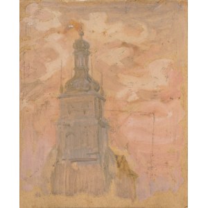 Józef PIENIĄŻEK (1888-1953), Szczyt wieży z kopułą