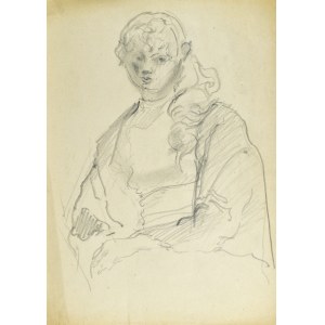 Kasper POCHWALSKI (1899-1971), Portret dziewczyny, 1953