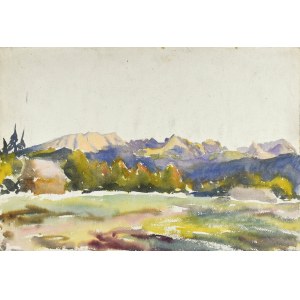 Wladyslaw SERAFIN (1905-1988), Paesaggio montano in autunno