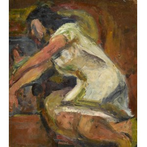 Zygmunt SCHRETER / SZRETER (1886-1977), Portret kobiety siedzącej w fotelu