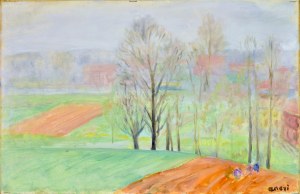 Irena WEISS-ANERI (1888-1981), Pejzaż wiosenny, 1969