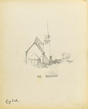 Eugene ZAK (1887-1926), Village church, 1903