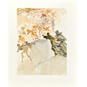 Salvador DALI (1904-1989), La Divine Comédie - Le Purgatoire (Purgatory) - Chant XXV, 1963.