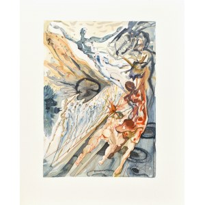 Salvador DALI (1904-1989), La Divine Comédie - Le Purgatoire (Czyściec) - Chant XXVI, 1963