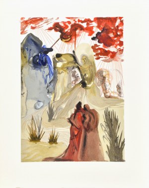 Salvador DALI (1904-1989), La Divine Comédie - Le Purgatoire - Chant XXVIII, 1963.