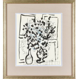 Marc CHAGALL (1887-1985), The Black and Blue Bouquet, 1957