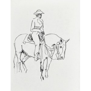 Ludwik MACIĄG (1920-2007), Dama a cavallo