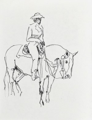Ludwik MACIĄG (1920-2007), Dama a cavallo