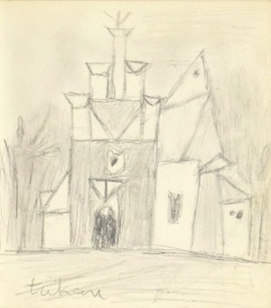 Eugeniusz TUKAN-WOLSKI (1928-2014), Esquisse d'une église