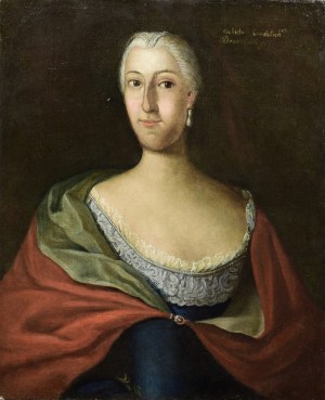 INDEPENDENT painter, POLISH (18th century), Portrait of poet Elżbieta Drużbacka, 2nd half of the 18th century.