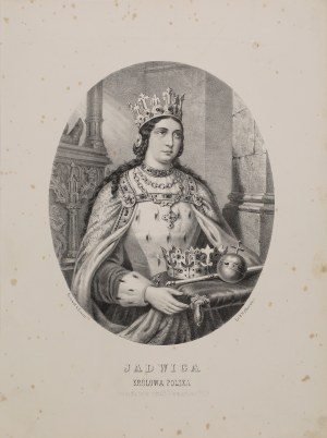 Aleksander LESSER (1814-1884), Portret królowej Jadwigi, 1860