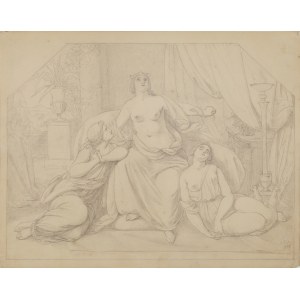 Carl EYBE (1813-1893), Kleopatra, 1845