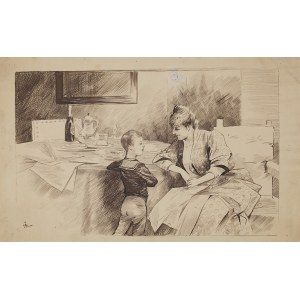 Isak ÅKERMARK (1857-1903), What have you been up to?, 19th/20th century.