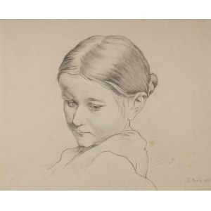 Hans FRITSCH (1870-1945), Zamyślona, 1888