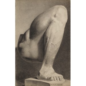 Hans FRITSCH (1870-1945), Sketch of a leg, 1889