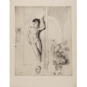 Edouard CHIMOT (1880-1959), Naga piękność, 1928