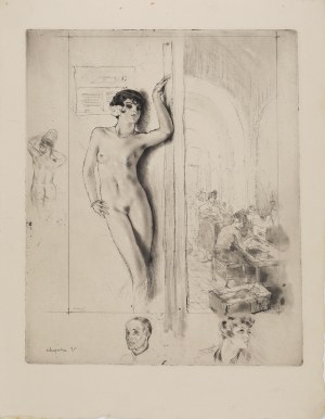 Edouard CHIMOT (1880-1959), Bellezza nuda, 1928