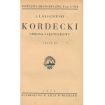 Kraszewski Jozef Ignacy- Kordecki. Obrona Czestochowa cz. I-III [Warsaw 1929].