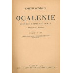 (pierwsze polskie wydanie) Conrad Joseph - Ocalenie: opowieści z płytkiego morza, t. I i II, w tłum. Anieli Zagórskiej [Warszawa 1929]