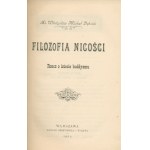 Debicki Michal Wladyslaw Rev. - Philosophy of Nothingness. On the essence of Buddhism [Warsaw 1896].