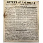 "Gazeta Warszawska" 1852 No. 39 -129 [Warsaw 31.01. - 16.05. 1852].