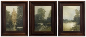 Jerzy DUDA-GRACZ (1941-2004), Landscape 955 - 957, triptych, 1985