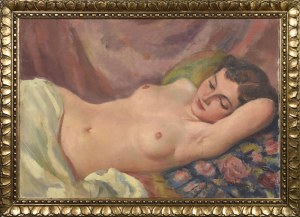 Stanislaw ŻURAWSKI (1889-1976), Nude of a lying woman