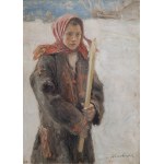 Theodore AXENTOWICZ (1859-1938), On the Thunderbolt.
